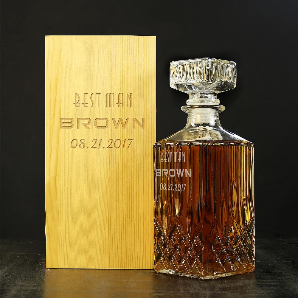 Personalized Groomsmen Gifts, decanter set - CustomizationMart