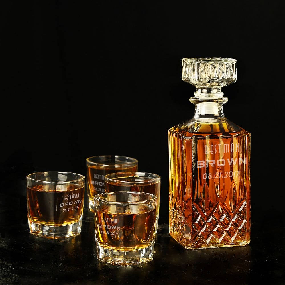 Groomsmen Gifts, Personalized Gift Decanter - CustomizationMart