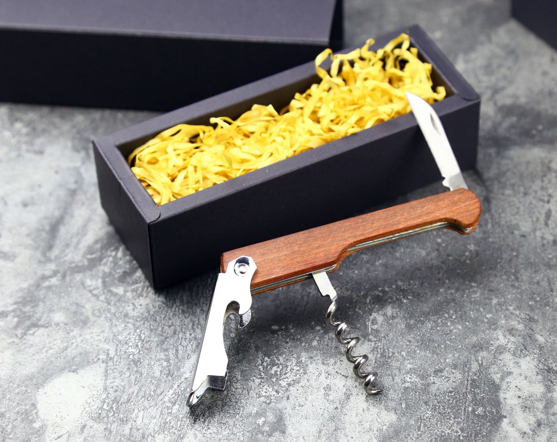 Personalized Wood Handle Corkscrew Opener, Custom Red Wine Opener Engravedideas