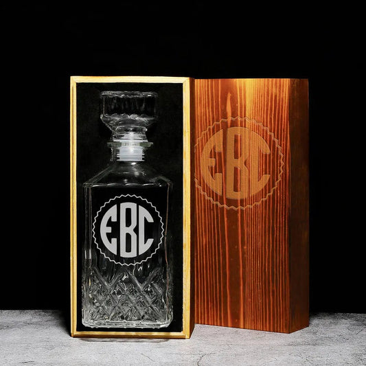 Personalized Whiskey Decanter, Groomsmen Gifts GiftideaStutio