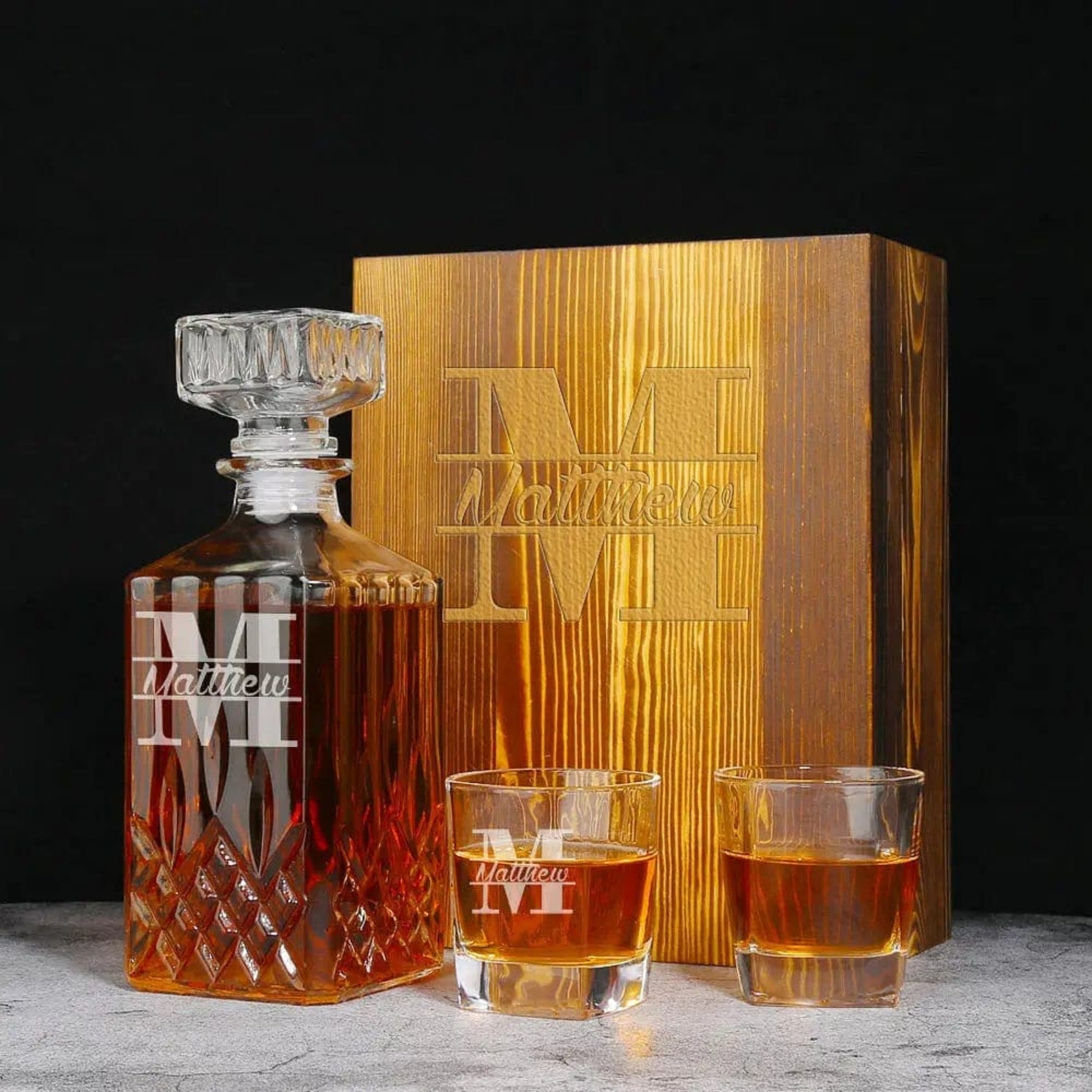 Personalized Whiskey Decanter, Groomsmen Gifts GiftideaStutio