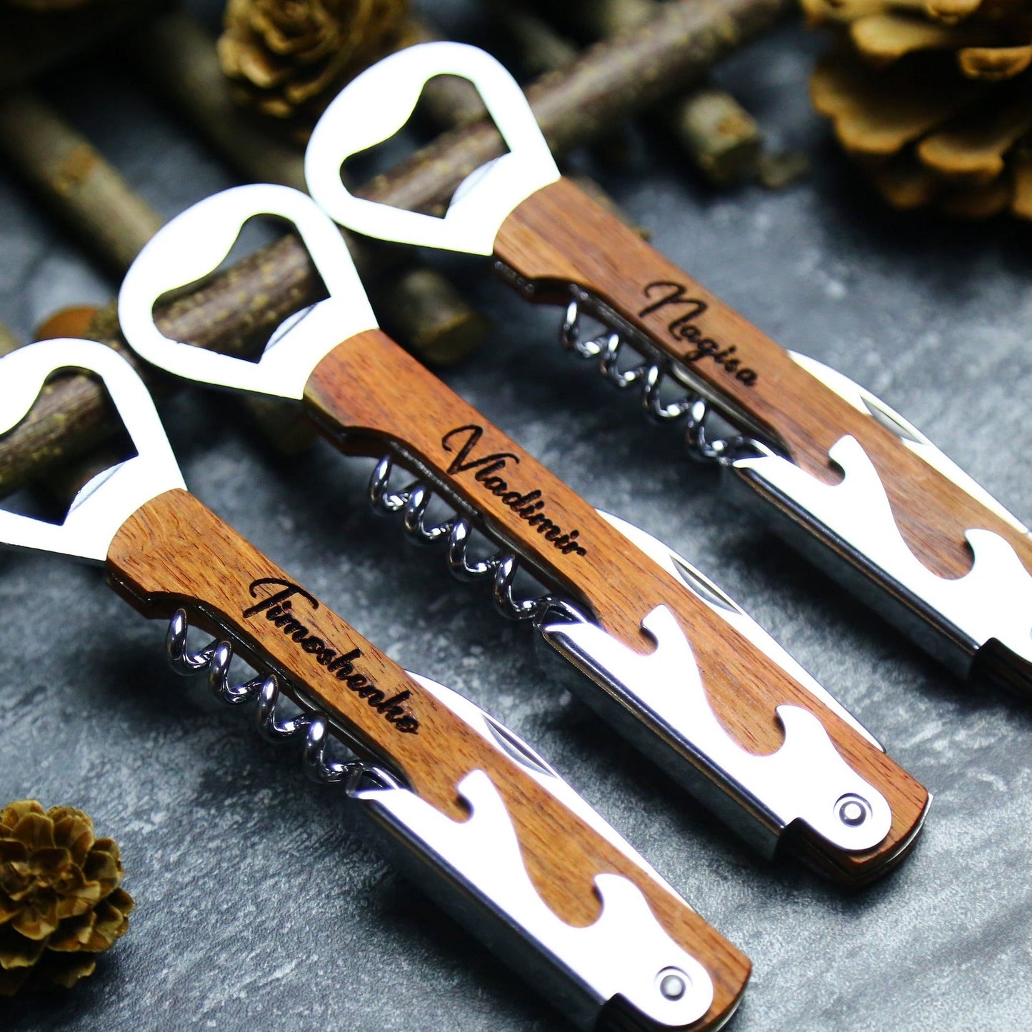 Personalized MultiFunction Bottle Opener, Groomsmen Gifts GiftideaStutio