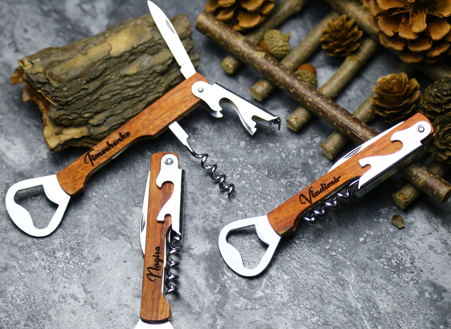 Personalized MultiFunction Bottle Opener, Groomsmen Gifts GiftideaStutio