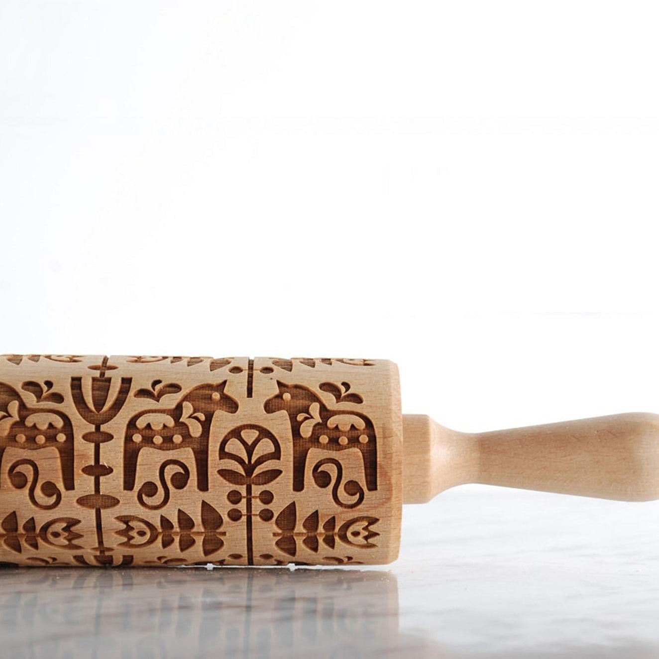 Traditonal Horse - Embossing Rolling Pin CustomizedGift