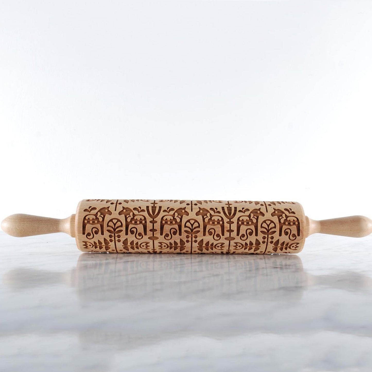 Traditonal Horse - Embossing Rolling Pin CustomizedGift