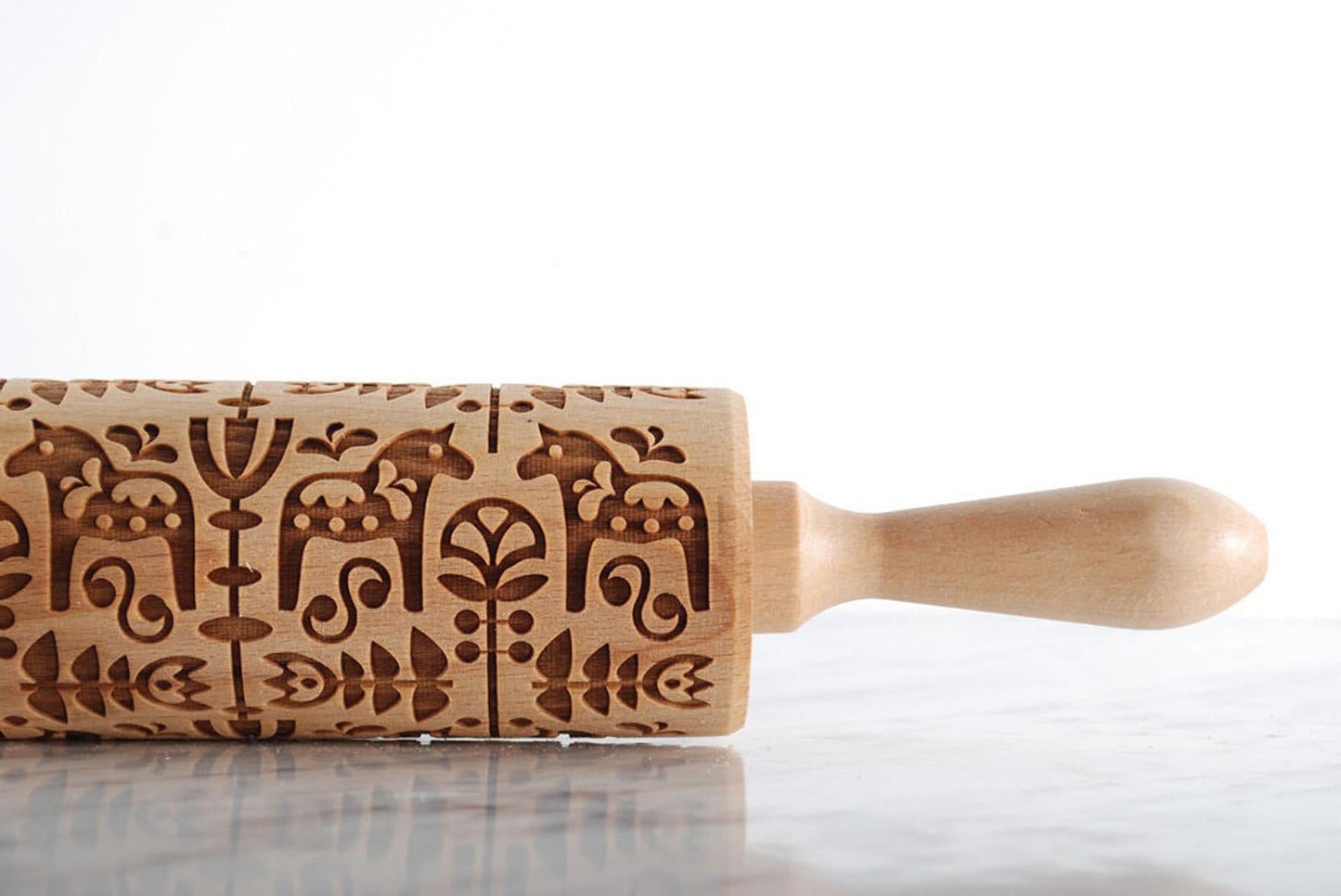 Traditonal Horse - Embossing Rolling Pin CustomizedGift