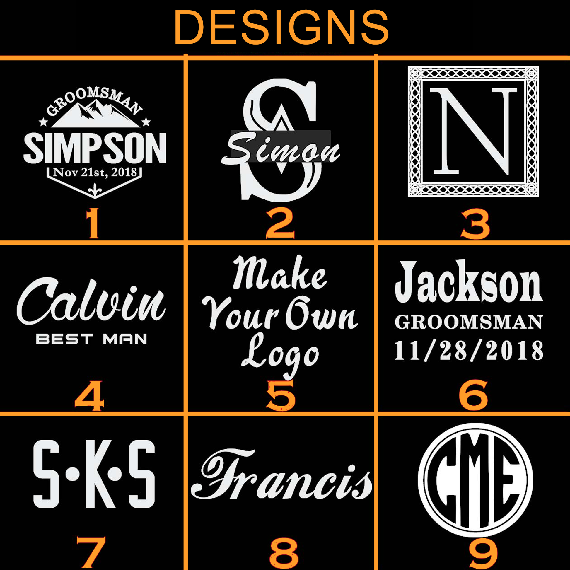 Groomsmen Gifts Personalized Sunglasses - Black UniqueGiftProposal