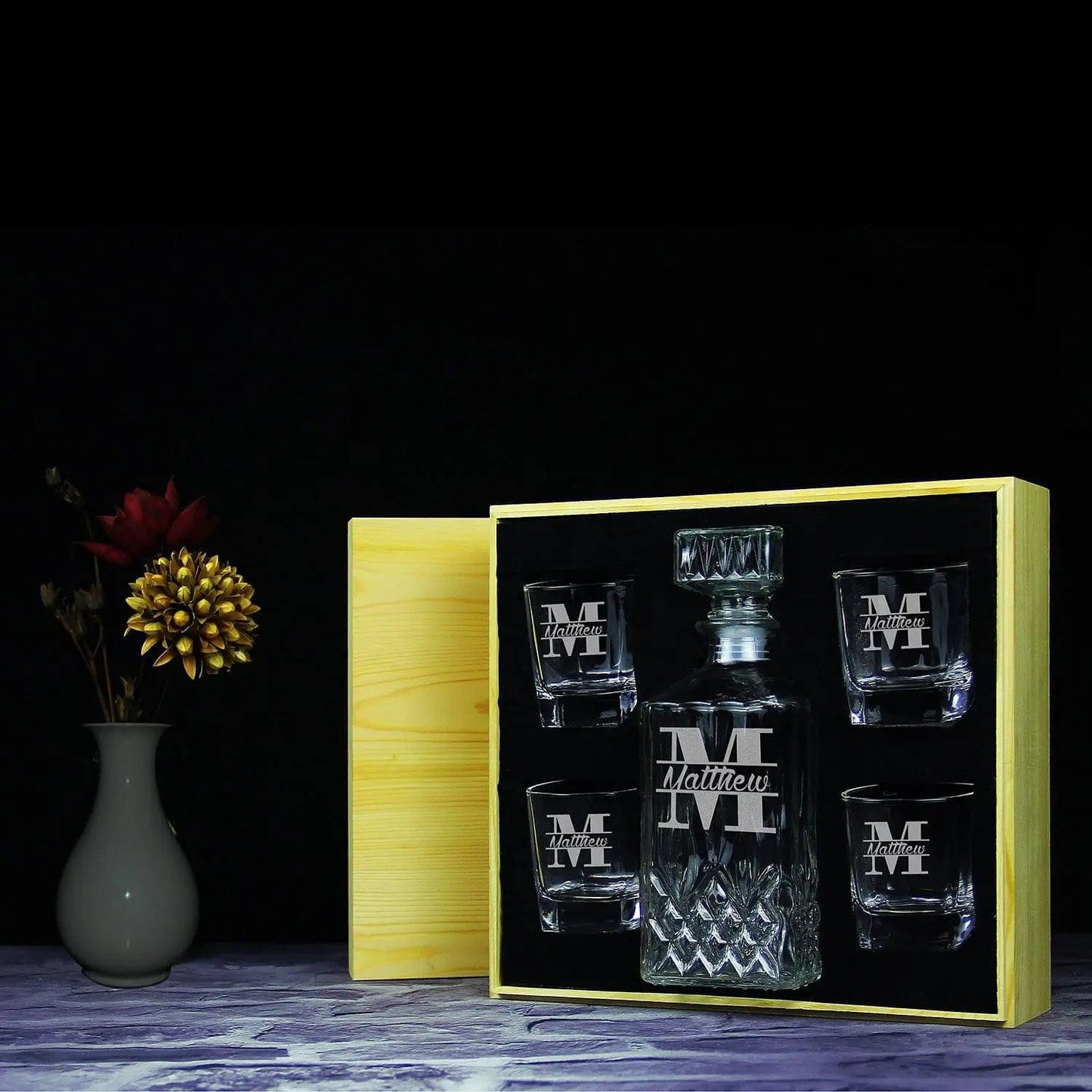 Groomsmen Gifts, Unique Personalzied Decanter Gift GiftideaStutio