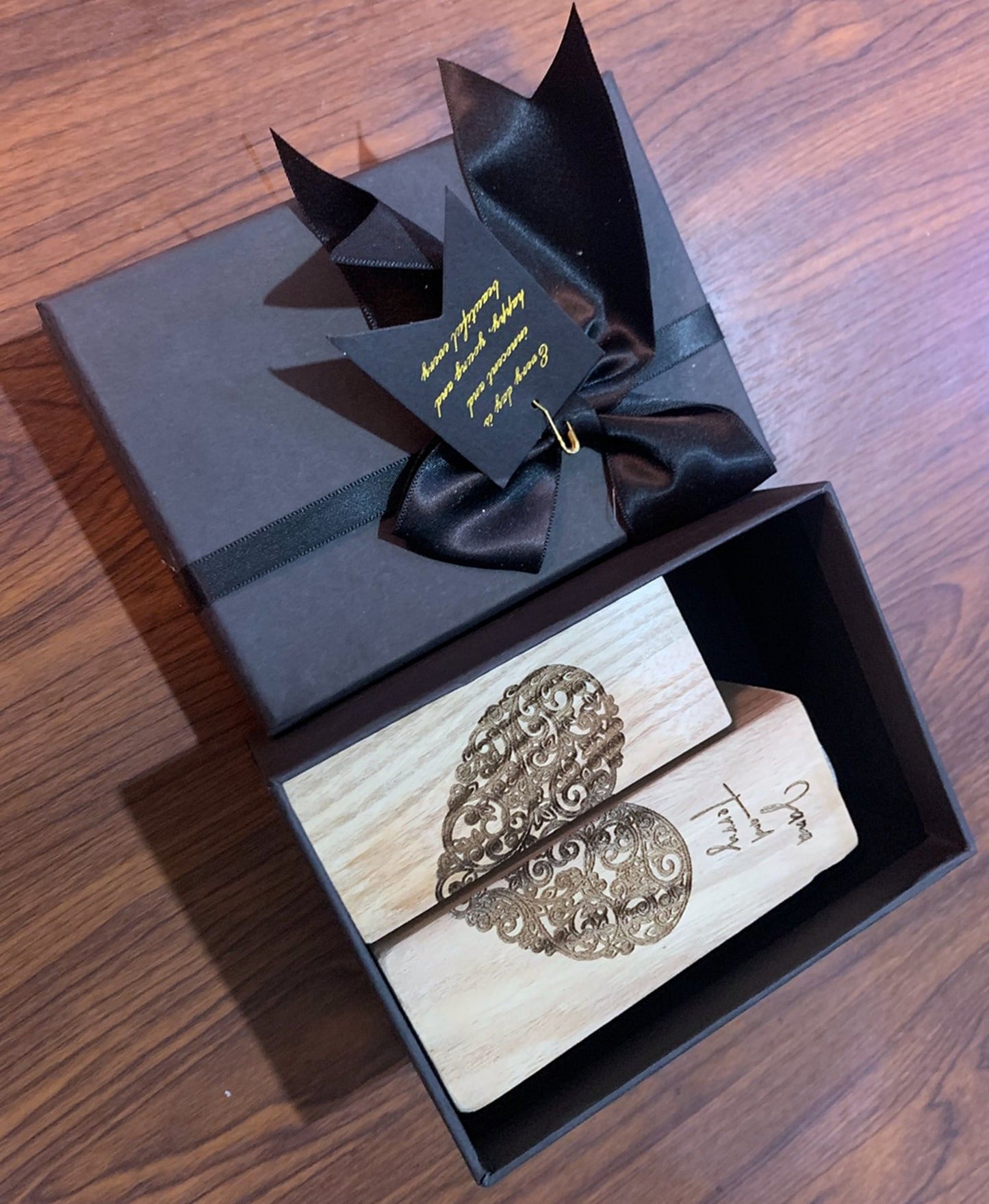 Personalized Wooden Candle Holder FranJohnsonHouse