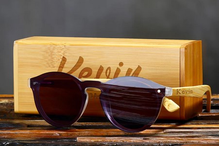 Bamboo and Wood Sunglasses as Custom Groomsmen Gifts