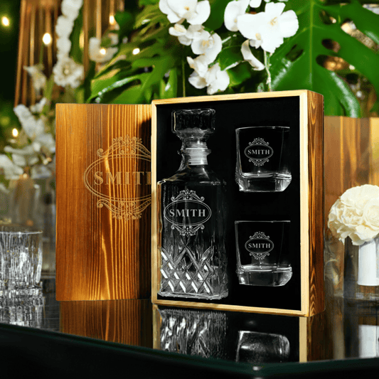 Elevate Your Corporate Gifting: The Power of a Custom Whiskey Decanter Set
