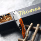 Personalized Wooden Handle Corkscrew with Black Paper Box, Groomsmen Gifts customizedgift