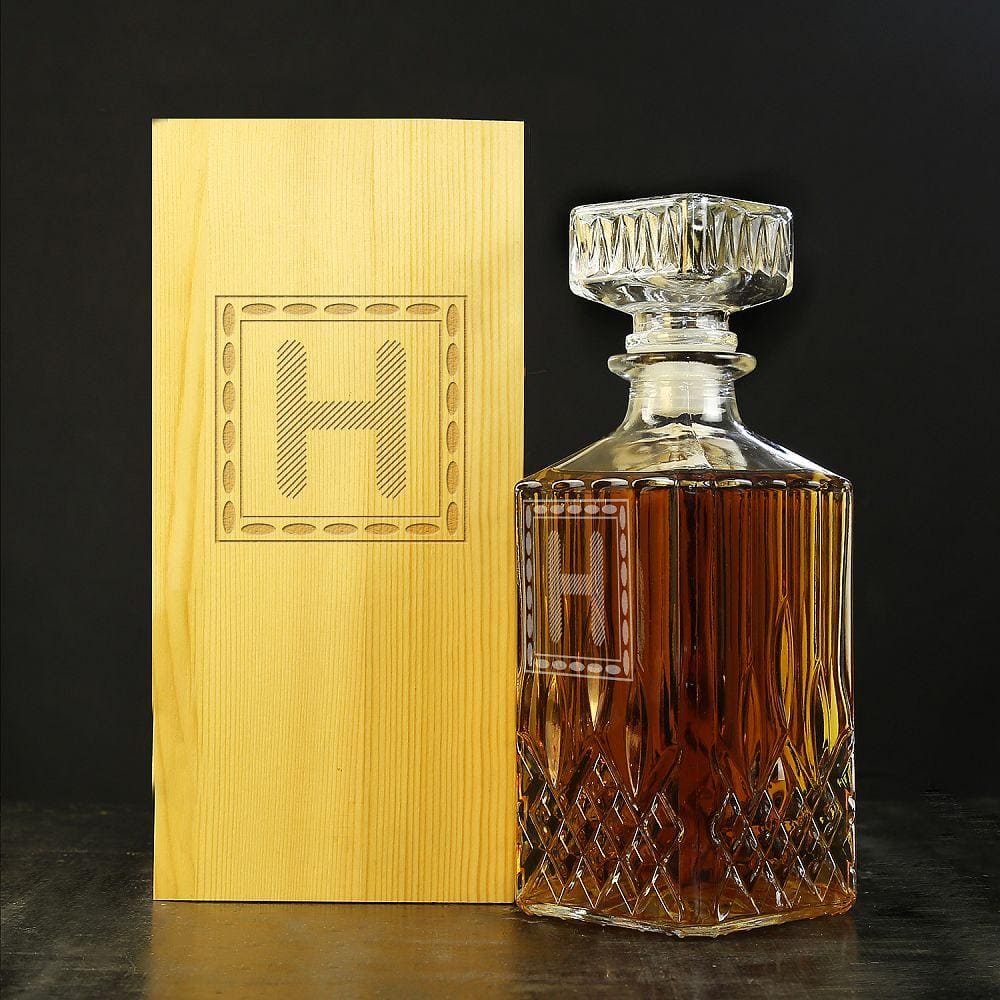 Personalized decanter, Groomsmen gift set - CustomizationMart
