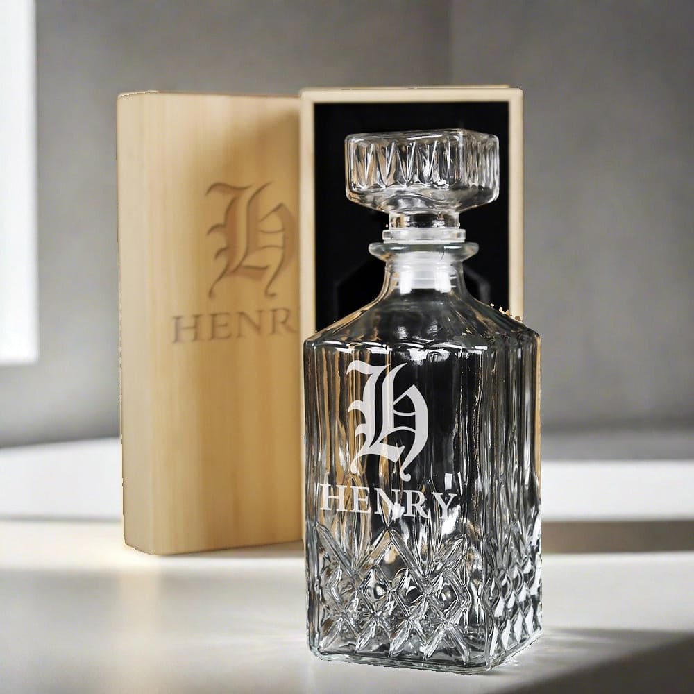 Personalized Groomsmen Gift Decanter Set - CustomizationMart