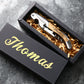 Personalized Wooden Handle Corkscrew with Black Paper Box, Gift for Men customizedgift