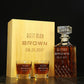 Personalized decanter, Groomsmen gift set - CustomizationMart