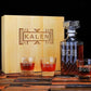 Men's Gift, Personalized Whiskey Decanter - Groomsmen Gifts, Personalized Gift - Engravedideas
