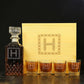 Personalized decanter, Groomsmen gift set - CustomizationMart