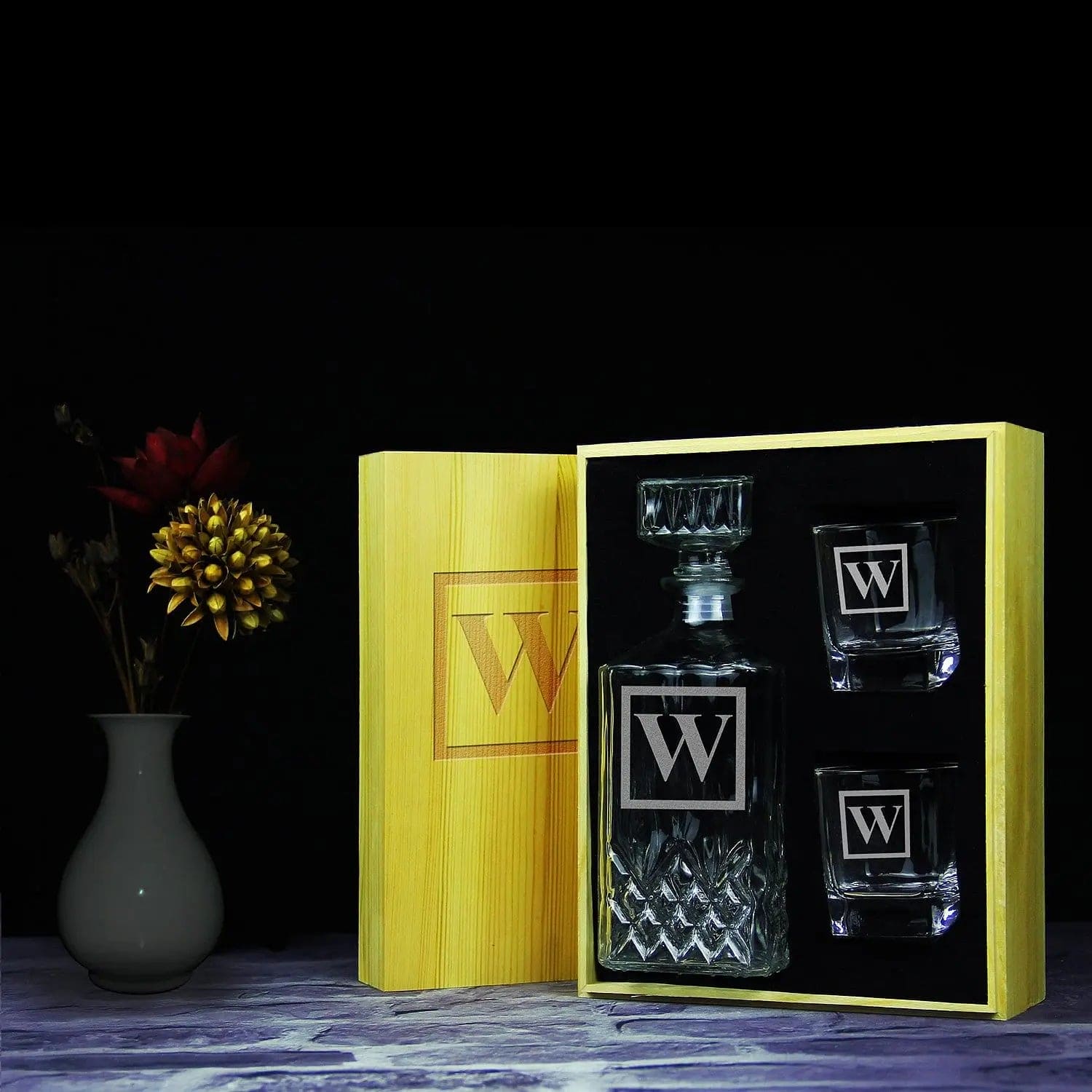 Best Groomsmen Gifts, Personalized  Whiskey Decanter/Set GiftideaStutio