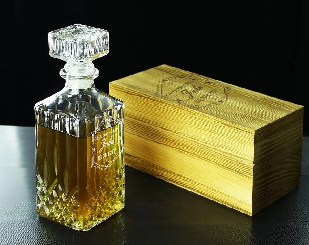 Groomsmen Gifts, Personalized Whiskey Decanter CustomizedGift