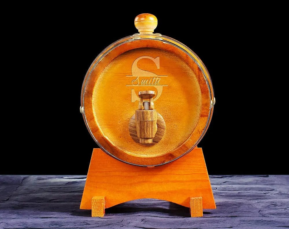 Groomsmen Gifts, Wood Whiskey Barrel GiftideaStutio