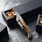 Personalized Wooden Handle Corkscrew with Black Paper Box, Gift for Men customizedgift