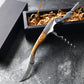Personalized Wooden Handle Corkscrew with Black Paper Box, Gift for Men customizedgift
