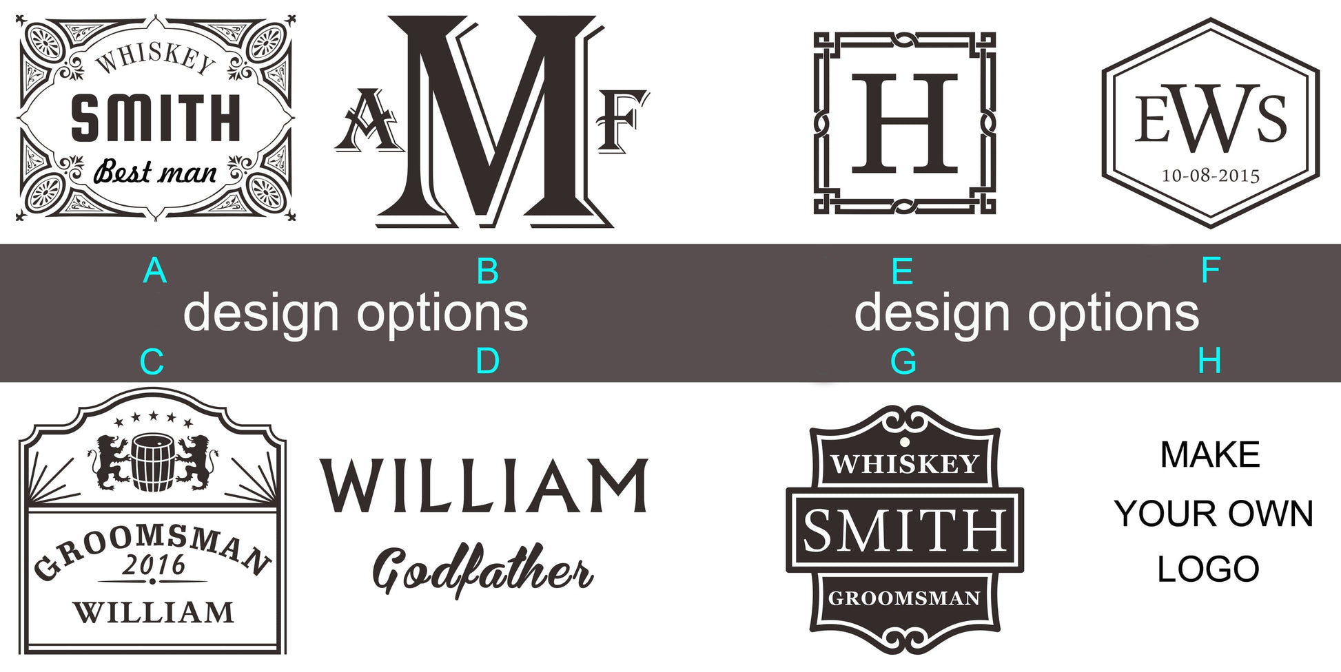 Men's Gift,Groomsmen Gift - Personalized Whiskey Decanter ETURG