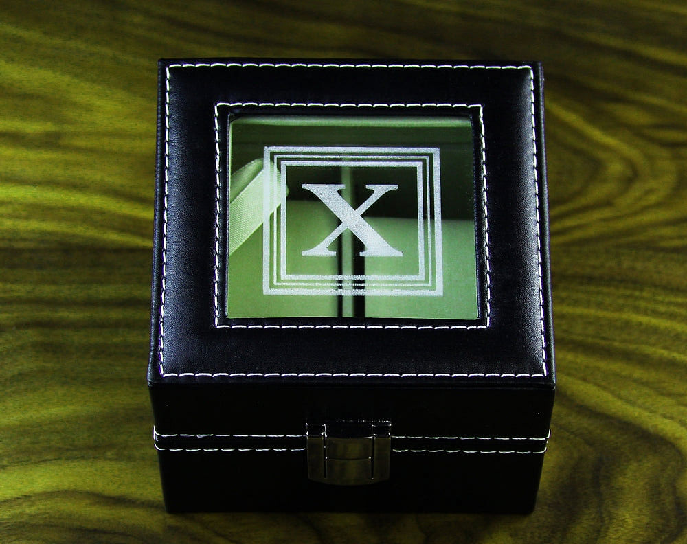 Groomsmen Gifts, Personalized Watch Box-2 Slots GiftideaStutio