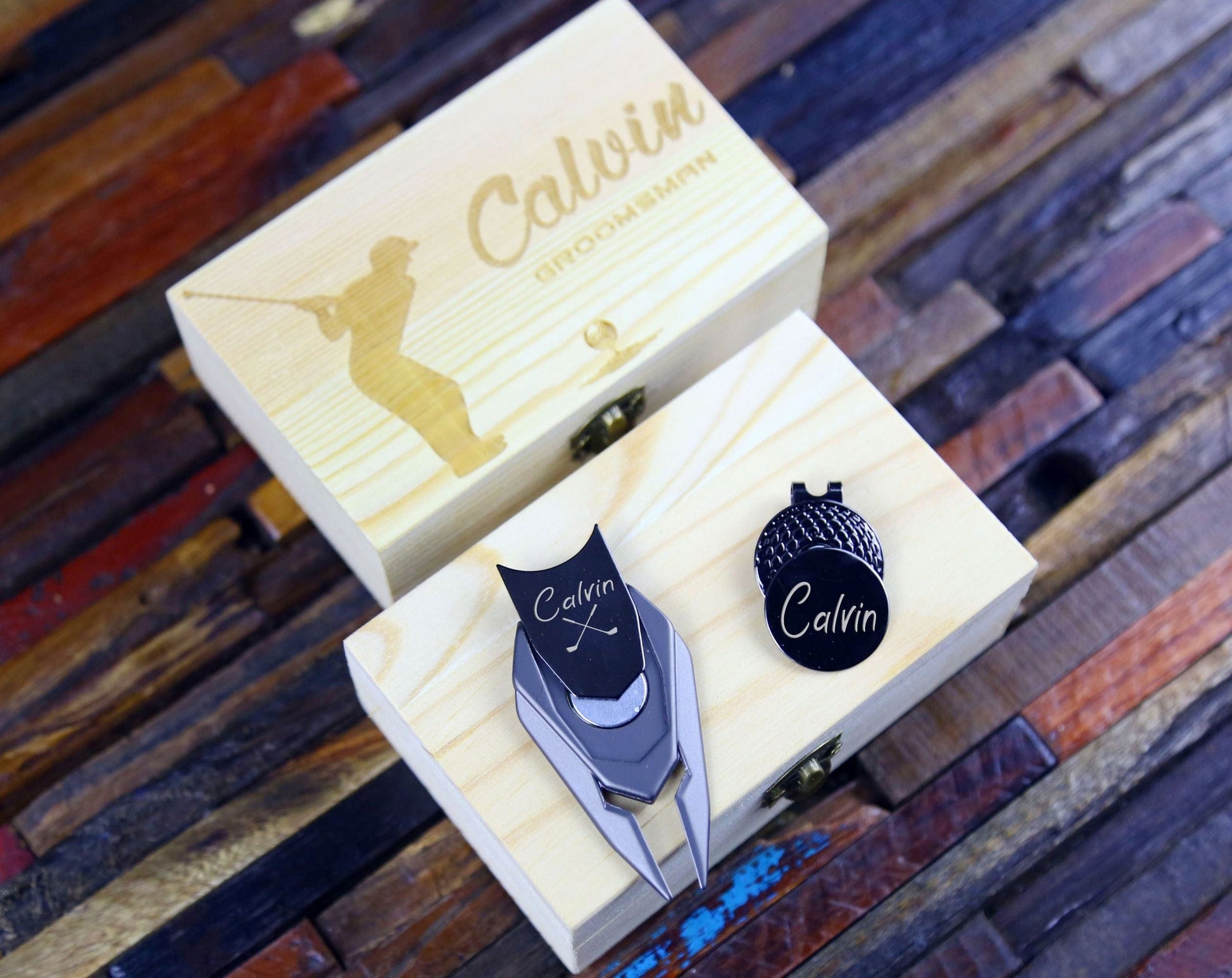Groomsmen Gifts, Personalized Divot Tool Kit UG