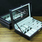 Groomsmen Gifts, Personalized Watch Box- 6 Watch-Slots and 3 Sunglasses-Slots GiftideaStutio