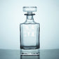 Groomsmen Gifts, Personalized Crystal Square Decanter GiftideaStutio