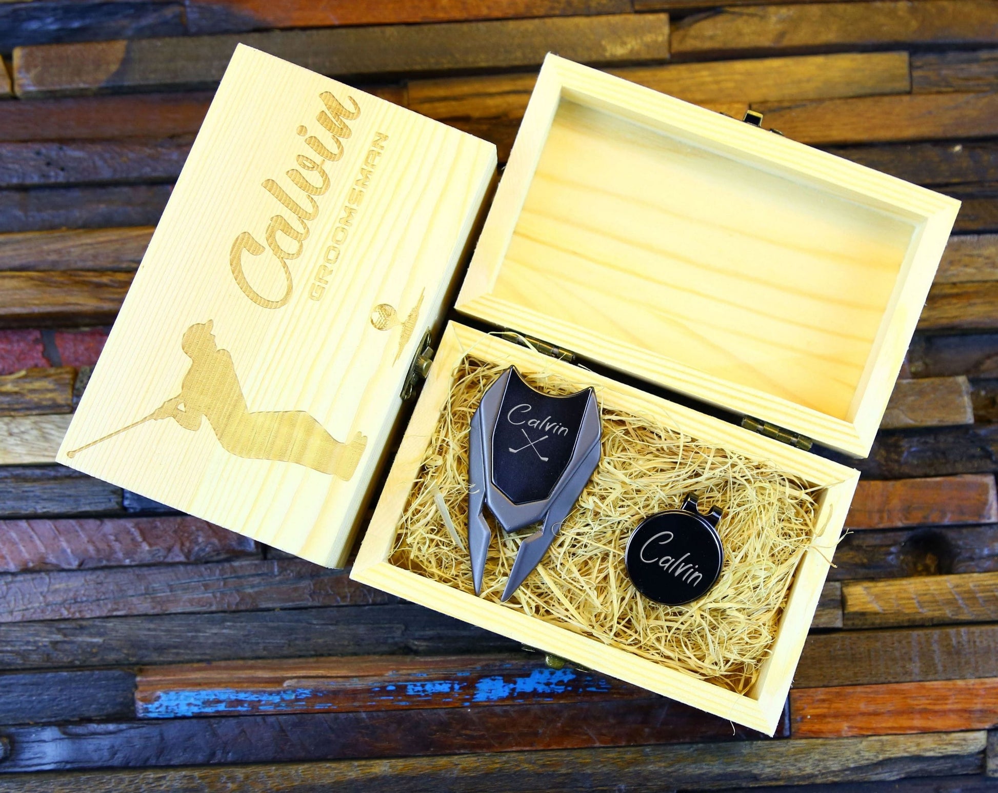 Groomsmen Gifts, Personalized Divot Tool Kit UG