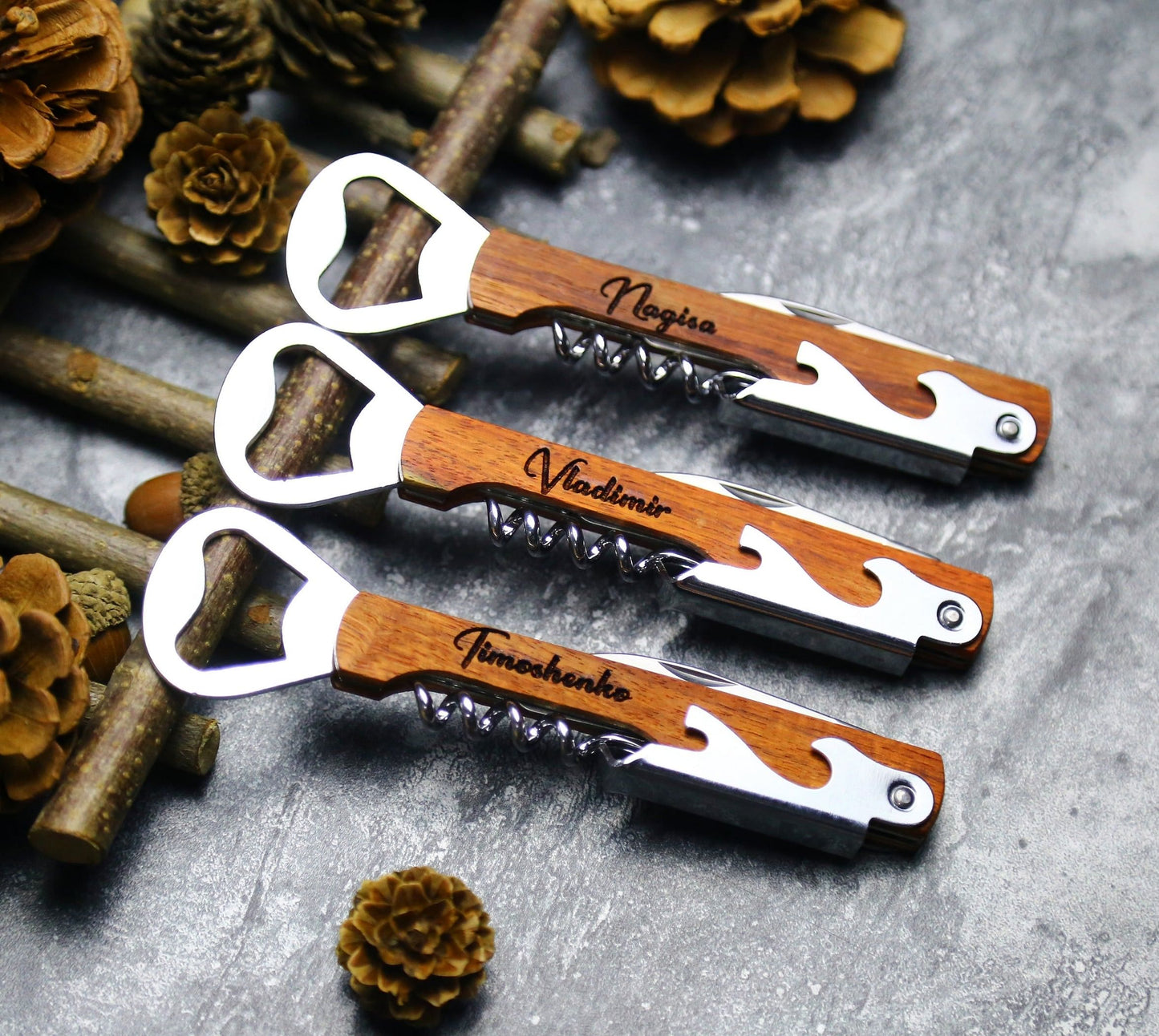 Personalized MultiFunction Bottle Opener, Groomsmen Gifts GiftideaStutio