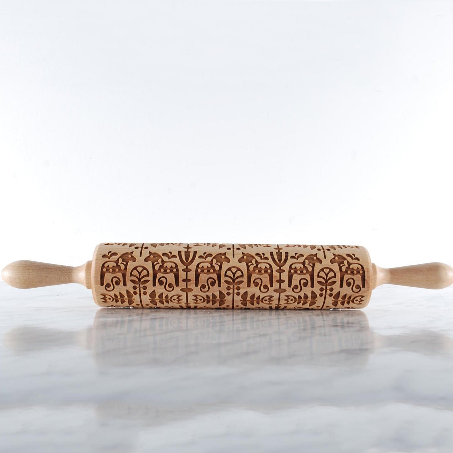 Traditonal Horse - Embossing Rolling Pin CustomizedGift