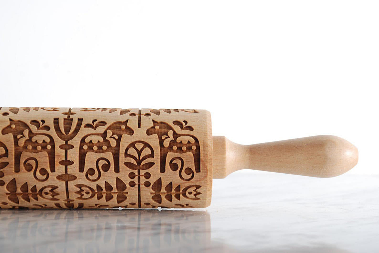 Traditonal Horse - Embossing Rolling Pin CustomizedGift