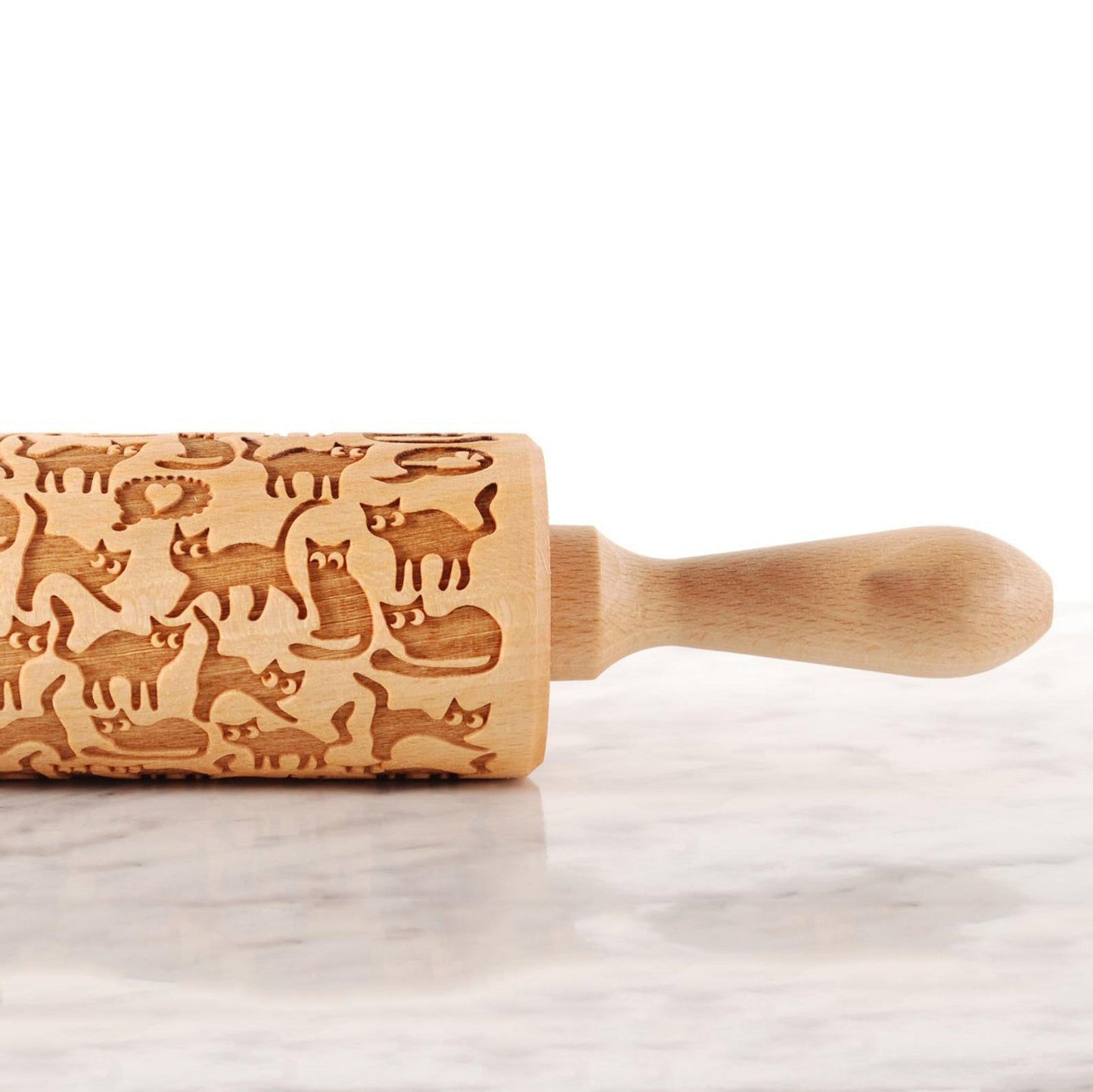 Cat Actions - Embossing Rolling Pin CustomizedGift