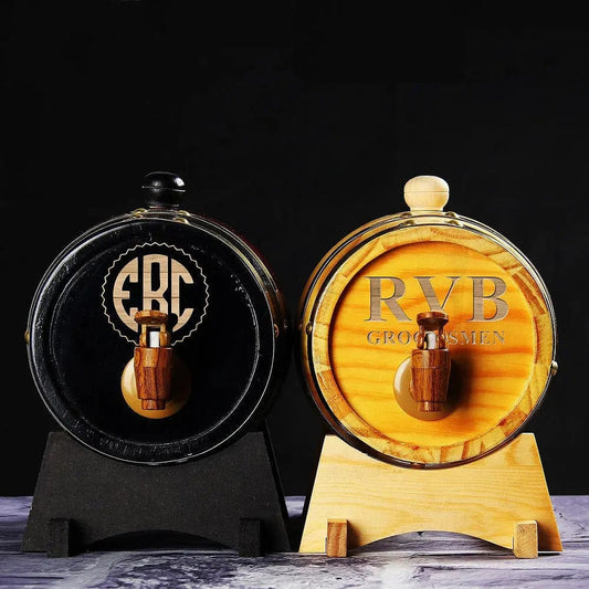 Groomsmen Gift Ideas, Personalized Gift Barrel Cool Gift GiftideaStutio