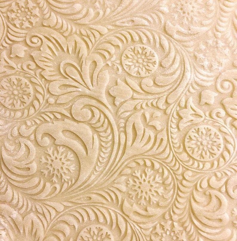 Snow Flack - Embossing Rolling Pin CustomizedGift